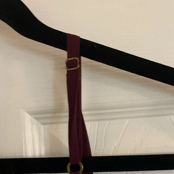 Show me your Mumu Burgundy spaghetti strap Maxi Dress XS - Picture 6 of 9